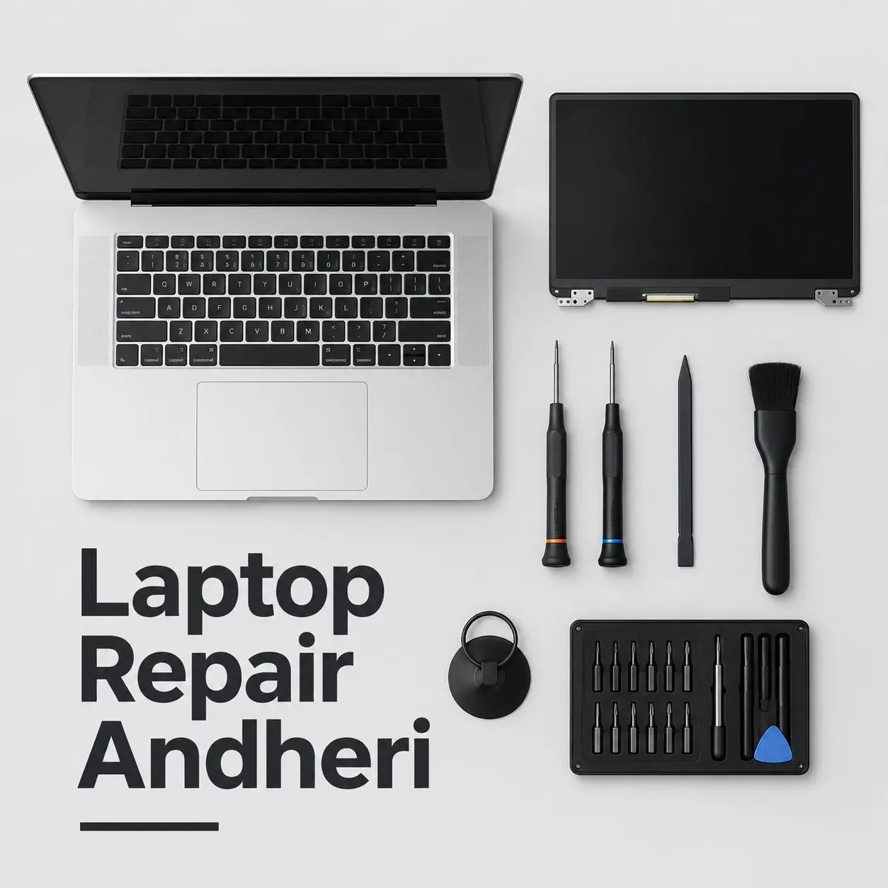 Laptop screen keyboard and battery replacement service Andheri Mumbai