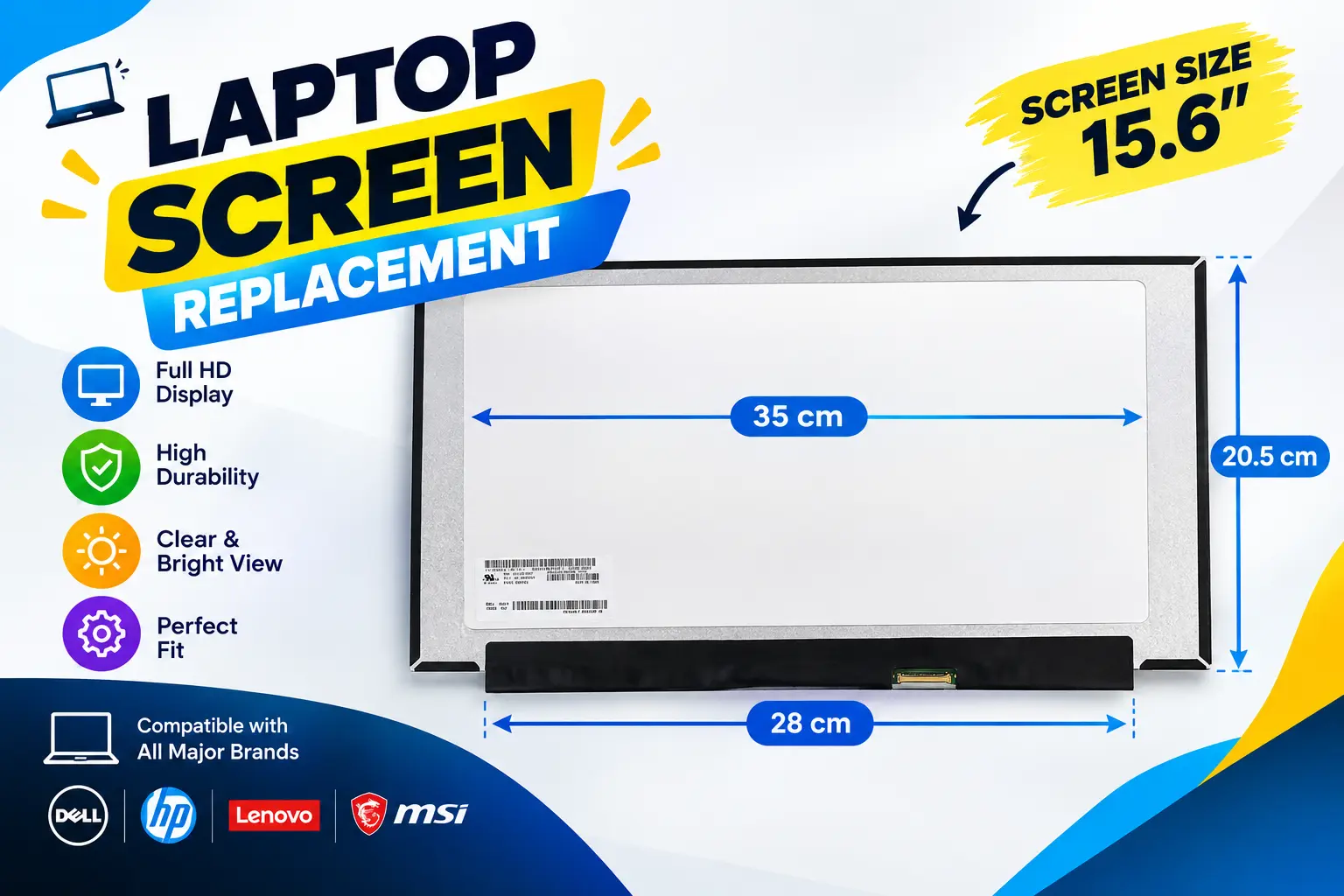 Laptop screen replacement in Mumbai and Navi Mumbai